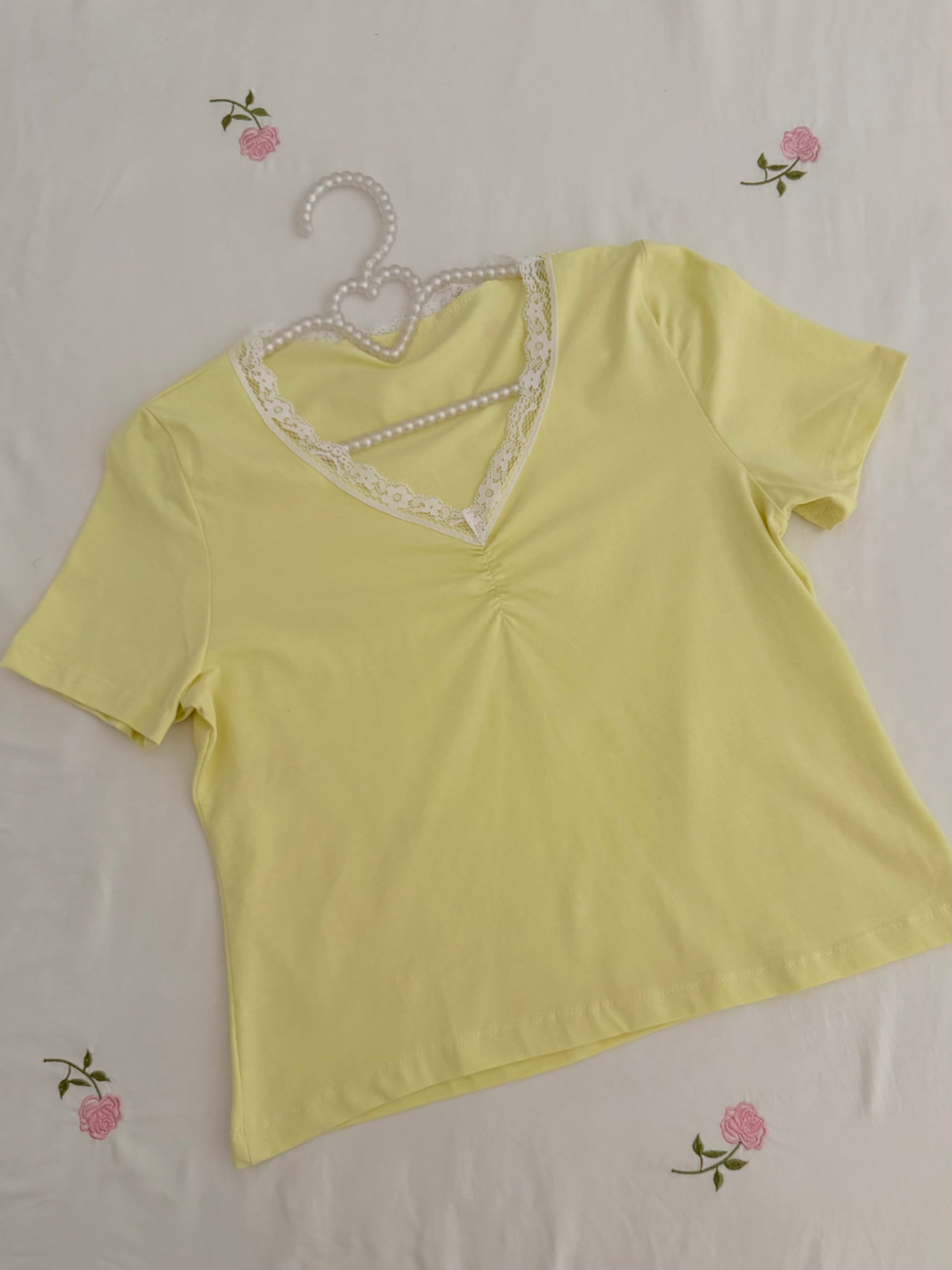 Buttercream Lace Pajama