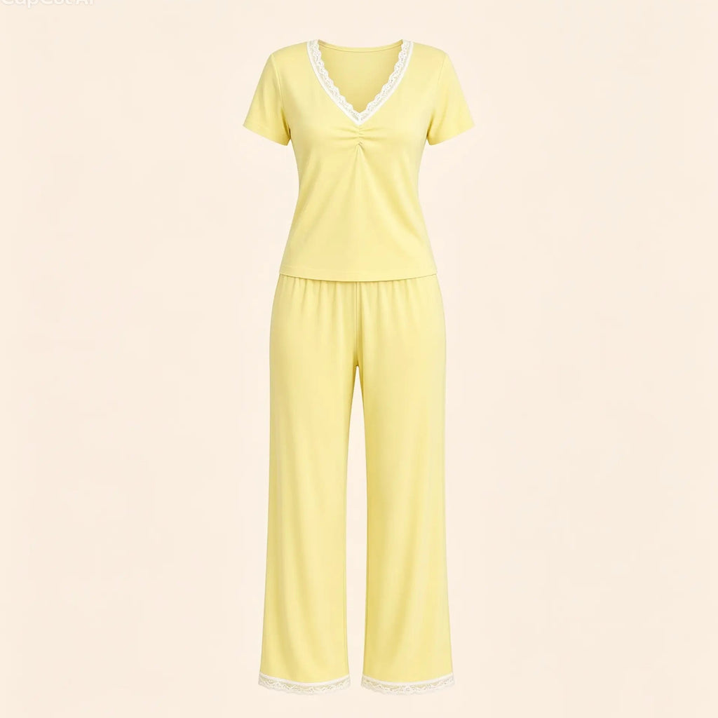 Buttercream Lace Pajama