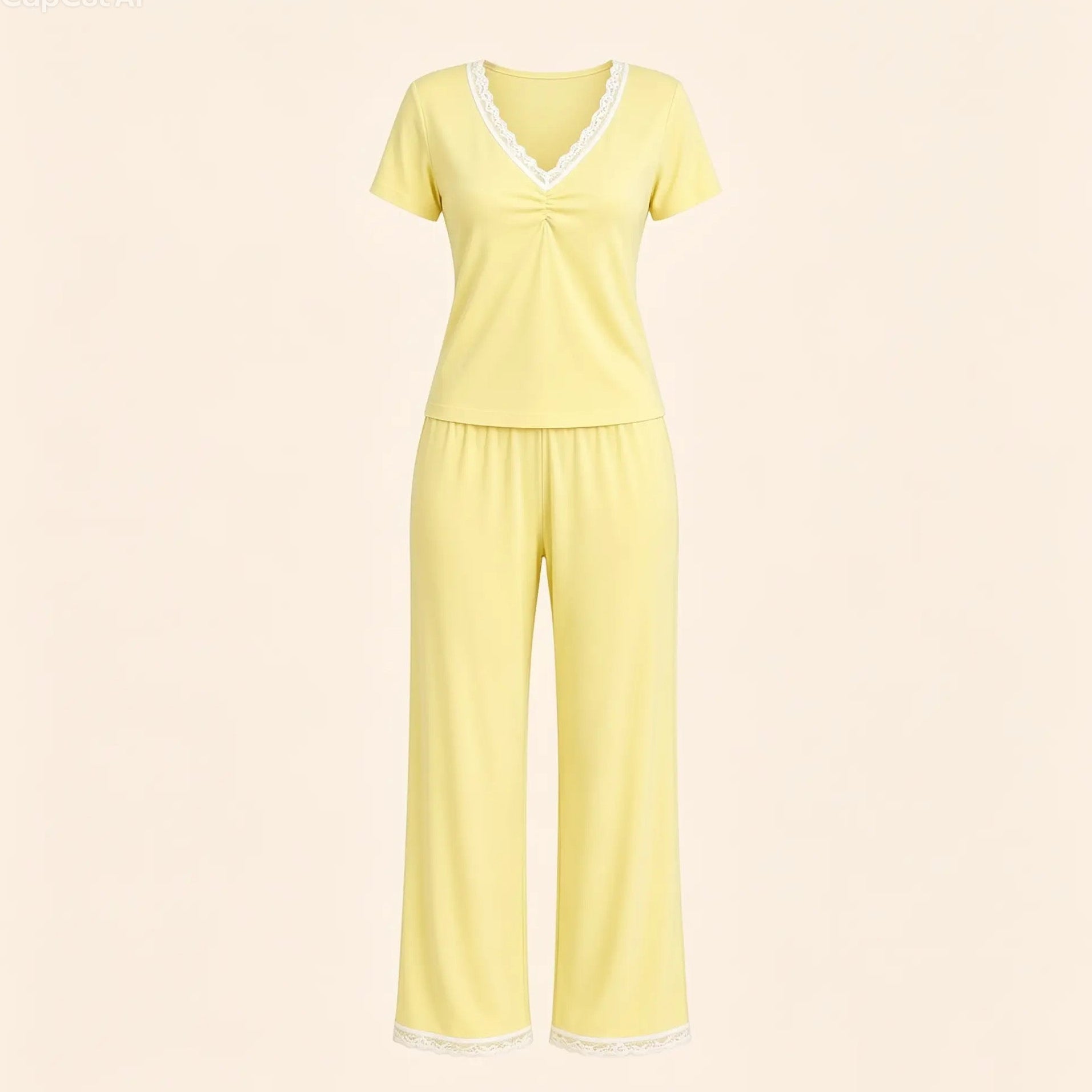 Buttercream Lace Pajama