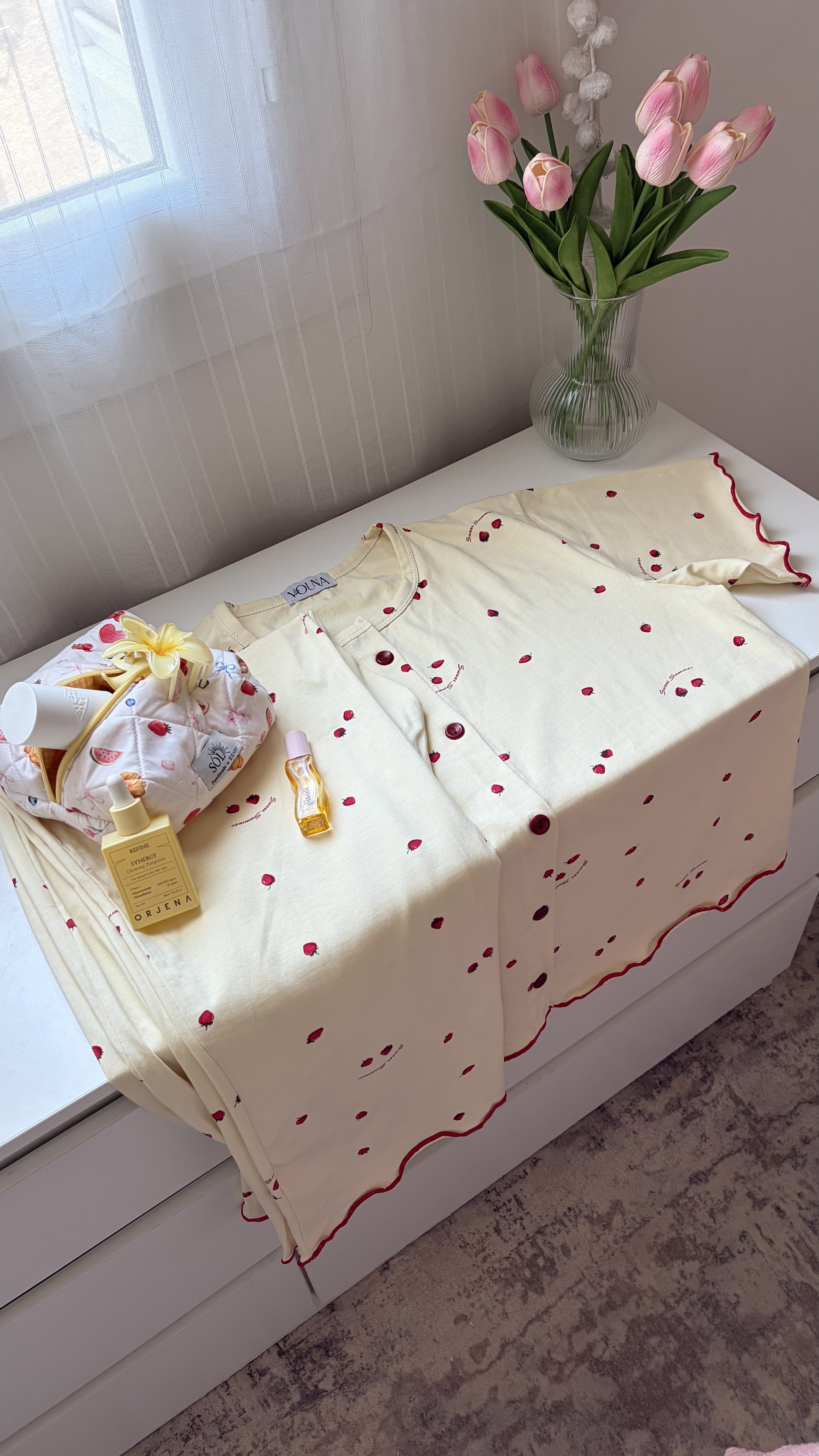 Sweet strawberry pajama