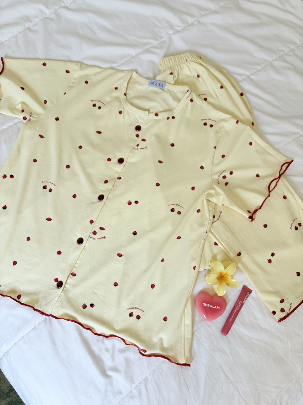 Sweet strawberry pajama
