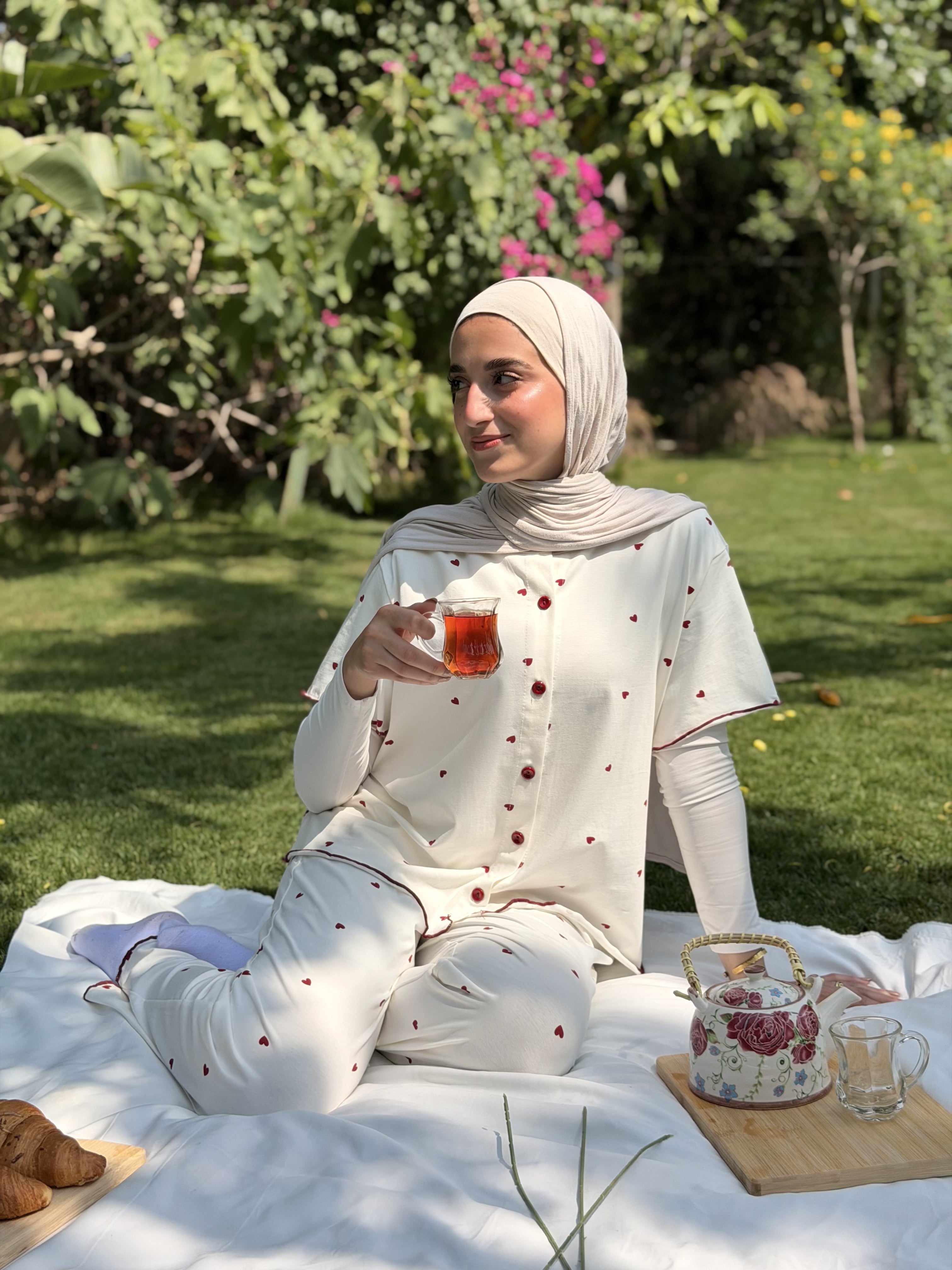 Cherry Hearts pajama