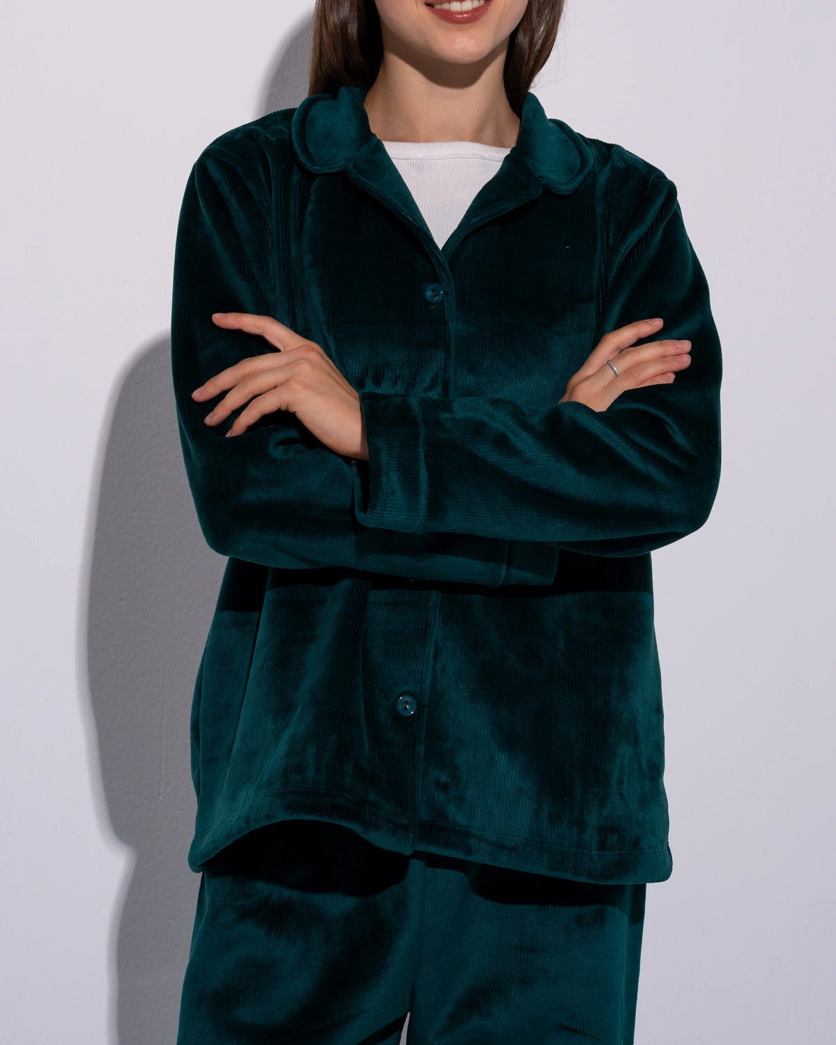 Deep Forest Green Winter PJ Set