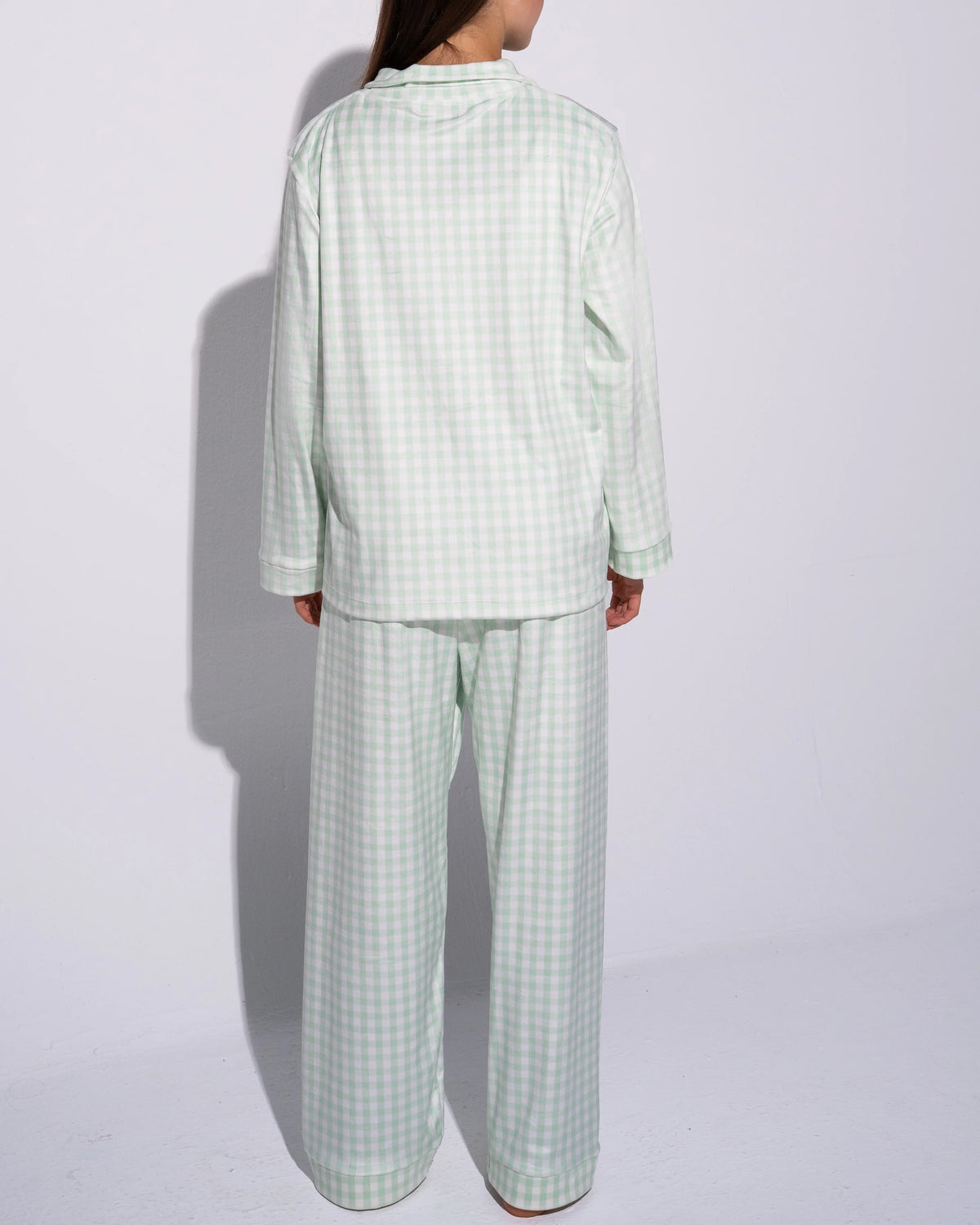 Mint Green Check PJ Set