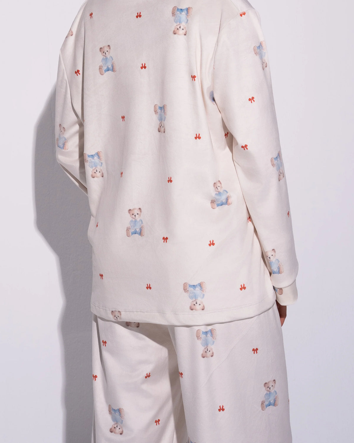 Teddy Bear Print PJ Set